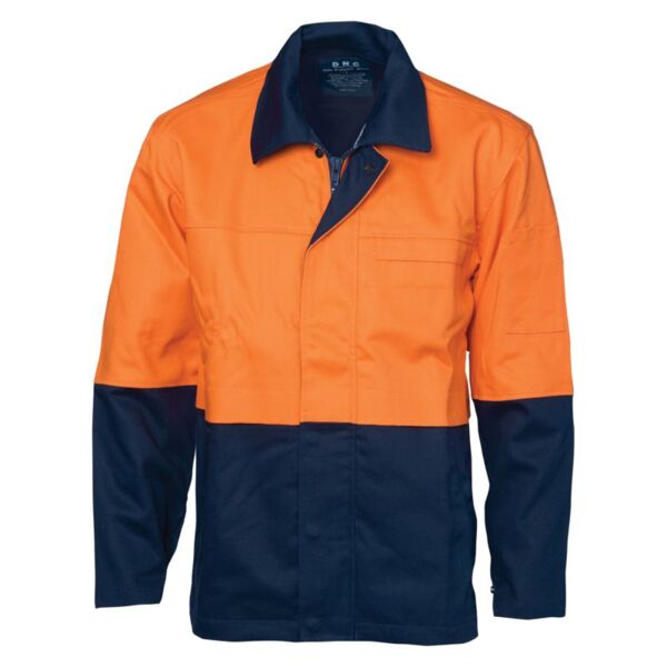 Patron Saint® Flame Retardant Two Tone Drill Welders Jacket Thumbnail