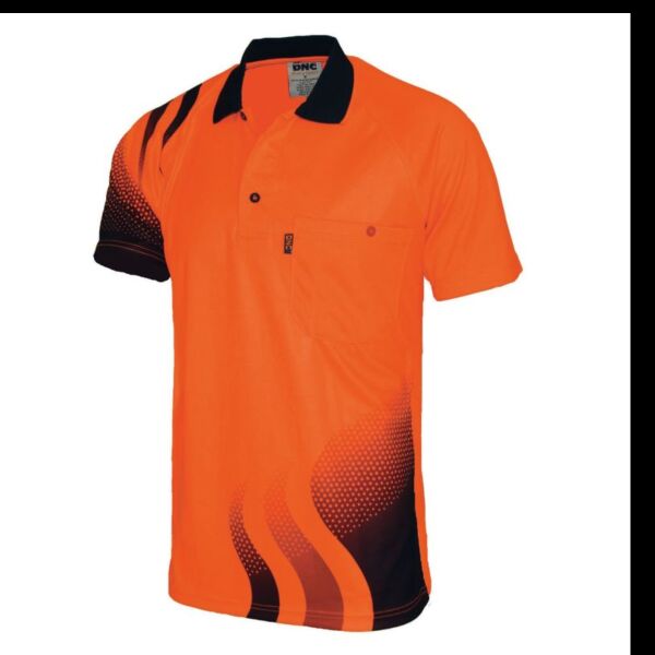 Wave HiVis Sublimated Polo Thumbnail